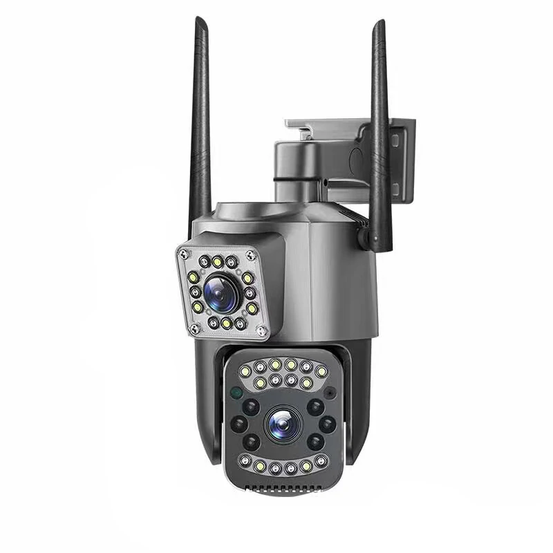 Bgcamera Bulgaria 2MP+2MP 1080P WiFi IP PTZ CCTV Външна Охранителна Камера с Двоен Обектив 355° Двоен Екран 4MP 10X Зуум