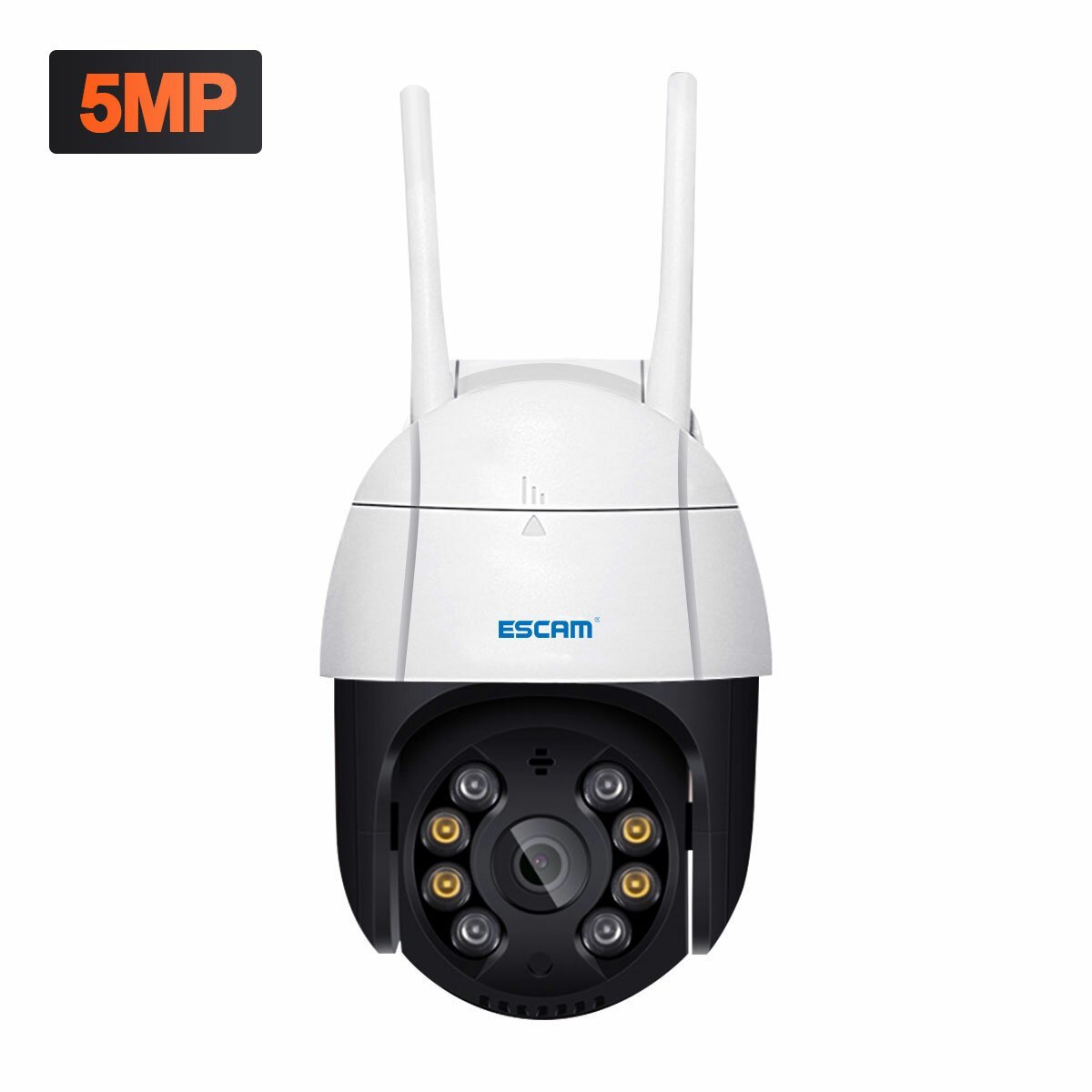 ESCAM QF518 5MP Водоустойчива WiFi IP Камера с двупосочно аудио Нощно виждане Bgcamera Bulgaria