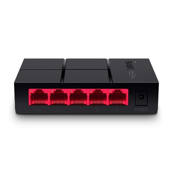 Bgcamera Bulgaria Mercusys MS105G 5-портов 10/100/1000 Mbps Настолен комутатор
