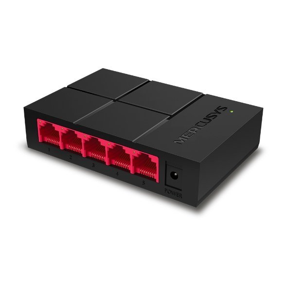 Bgcamera Bulgaria Mercusys MS105G 5-портов 10/100/1000 Mbps Настолен комутатор
