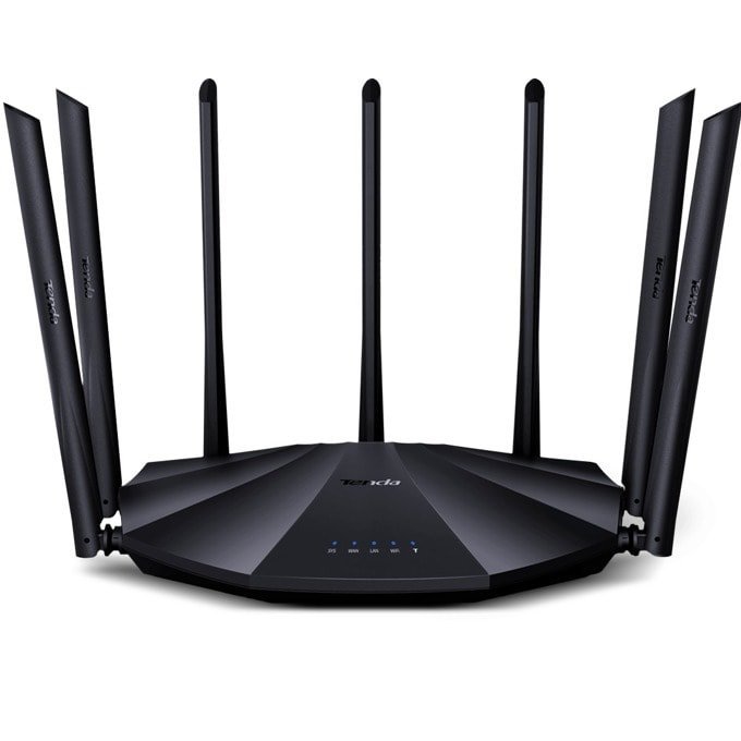 Tenda AC23 Безжичен рутер AC2100 Gigabit Dual-band 7 антени Firewall MU-MIMO Wave 2 Dual core IPv6 VPN
