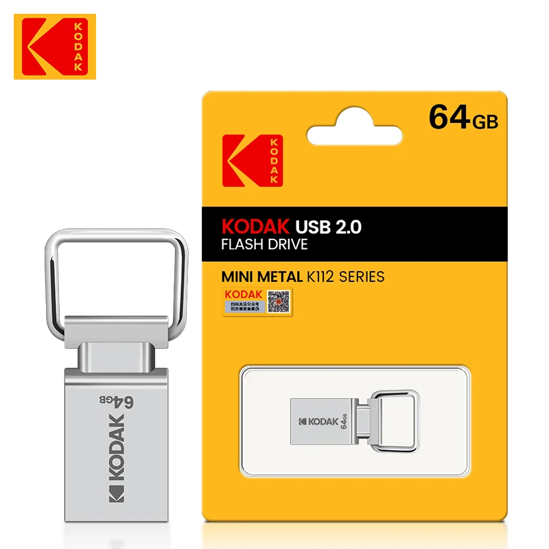 Bgcamera Bulgaria KODAK K112 USB 2.0 Водоустойчиво Флаш устройство 64GB