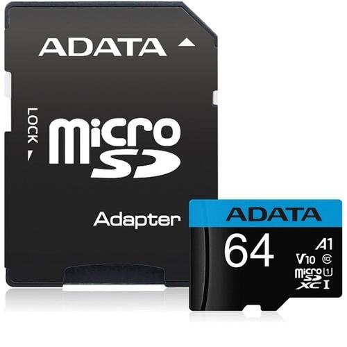 Bgcamera Bulgaria ADATA 64GB MicroSDXC UHS-I V10 A1 Карта памет