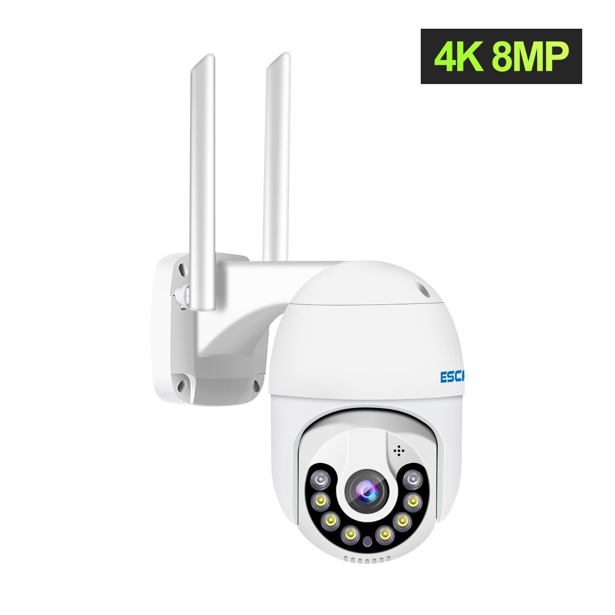 BGCamera Bulgaria ESCAM QF800 8MP Водоустойчива WiFi IP Камера Двупосочно аудио Нощно виждане ICSEE APP