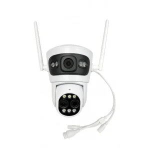 WiFi IP 10MP 10х Zoom Триобективна Камера Двупосочно аудио Цветно нощно виждане iCSee APP