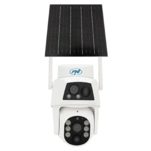 PNI IP894 4MP 4G PTZ Kамера за видеонаблюдение Двойна леща 2MP + 2MP Соларен панел 5.5W Батериен блок 8000mAh CamHi Pro APP